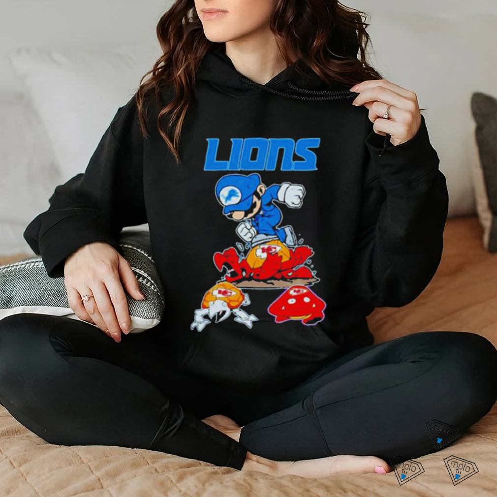 Super Mario Detroit Lions Kansas City Chiefs 2023 Shirt Super Mario Detroit Lions Kansas City Chiefs 2023 Shirt