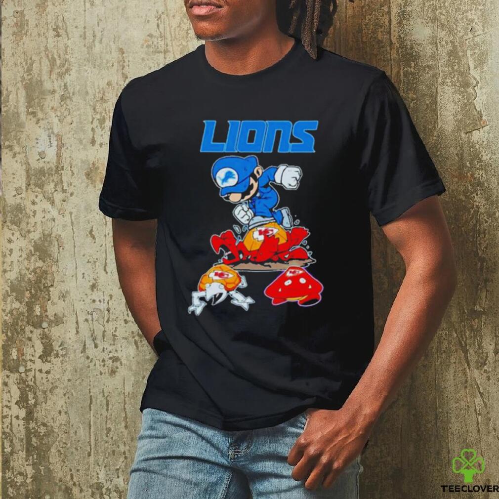 Super Mario Detroit Lions Kansas City Chiefs 2023 Shirt Super Mario Detroit Lions Kansas City Chiefs 2023 Shirt