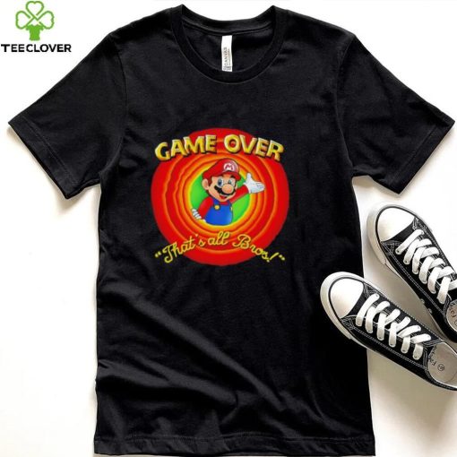 Super Mario Game Over that’s all Bros hoodie, sweater, longsleeve, shirt v-neck, t-shirt