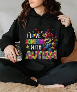 Super Mario I Love Someone With Autism T Shirt