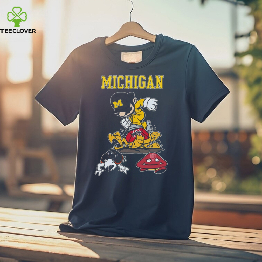 Super Mario Michigan wolverines stomp Ohio state buckeyes penn state and Indiana hoosiers Shirt Super Mario Michigan wolverines stomp Ohio state buckeyes penn state and Indiana hoosiers Shirt