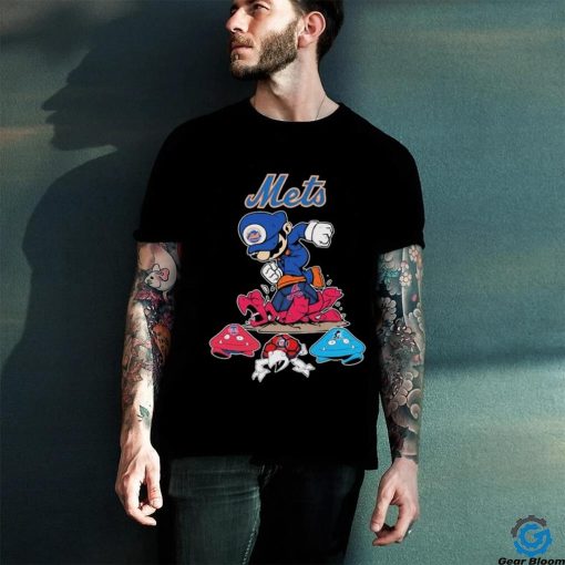 Super Mario New York Mets Stomp Atlanta Braves And Other Teams Shirt