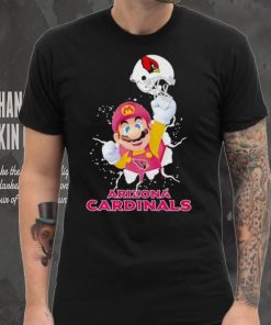 Super Mario x NFL Arizona Cardinals shirt