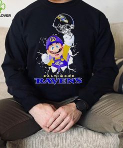 Super Mario x NFL Baltimore Ravens shirt
