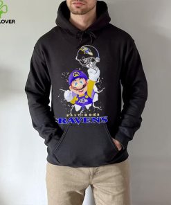 Super Mario x NFL Baltimore Ravens shirt 2 Super Mario x NFL Baltimore Ravens shirt