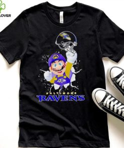 Super Mario x NFL Baltimore Ravens shirt 4 Super Mario x NFL Baltimore Ravens shirt