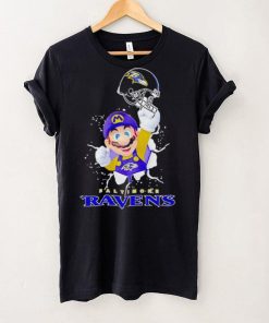 Super Mario x NFL Baltimore Ravens shirt 5 Super Mario x NFL Baltimore Ravens shirt