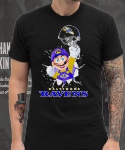 Super Mario x NFL Baltimore Ravens shirt 6 Super Mario x NFL Baltimore Ravens shirt