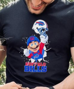 Super Mario x NFL Buffalo Bills shirt 1 Super Mario x NFL Buffalo Bills shirt