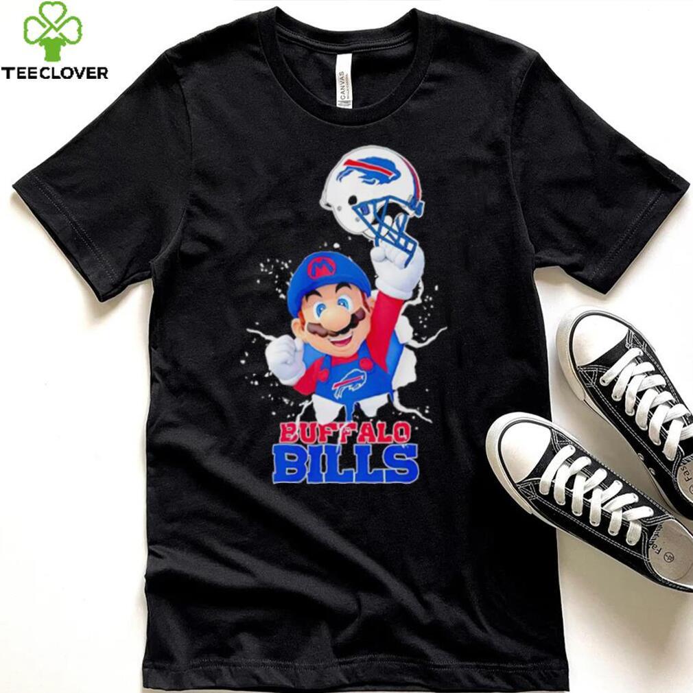 Super Mario x NFL Buffalo Bills shirt Super Mario x NFL Buffalo Bills shirt