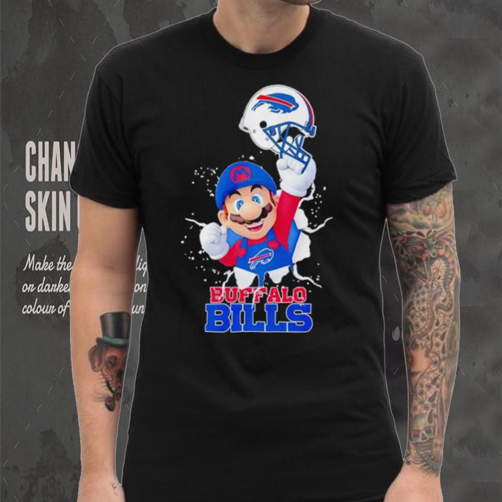 Super Mario x NFL Buffalo Bills shirt Super Mario x NFL Buffalo Bills shirt