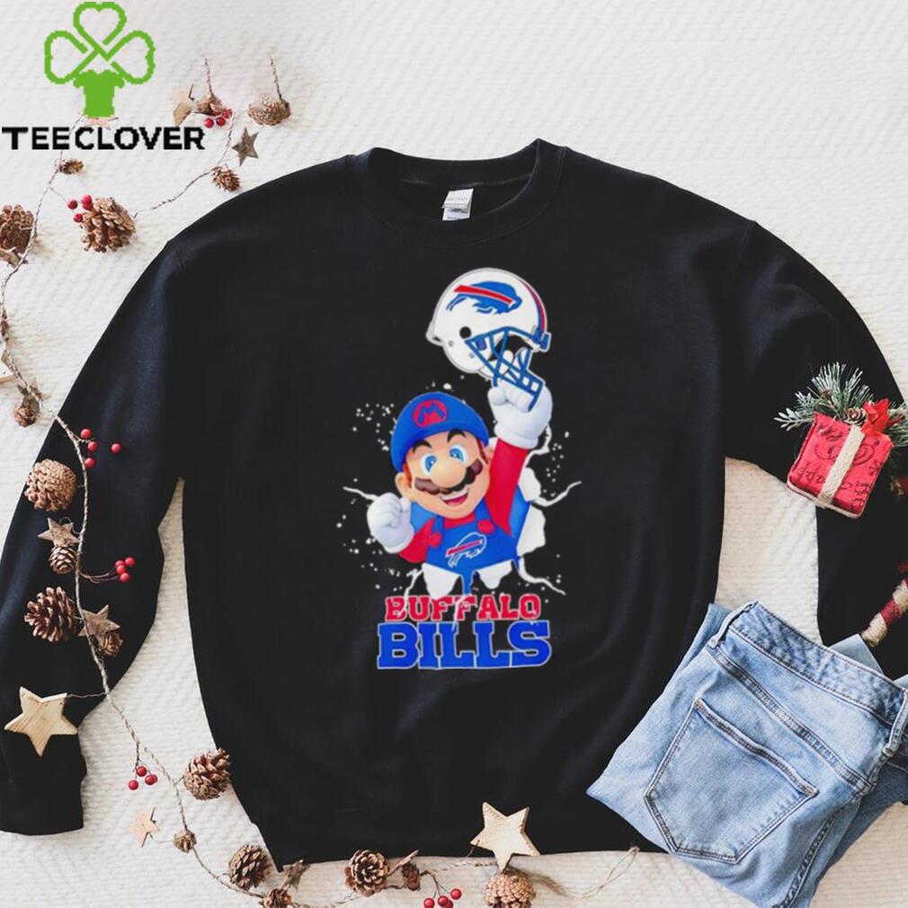 Super Mario x NFL Buffalo Bills shirt Super Mario x NFL Buffalo Bills shirt