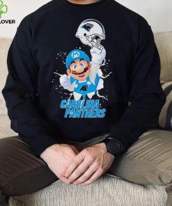 Super Mario x NFL Carolina Panthers shirt