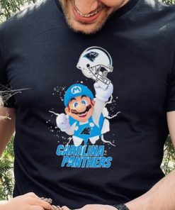 Super Mario x NFL Carolina Panthers shirt 1 Super Mario x NFL Carolina Panthers shirt