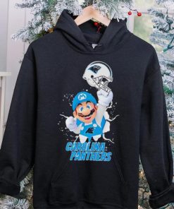 Super Mario x NFL Carolina Panthers shirt 3 Super Mario x NFL Carolina Panthers shirt