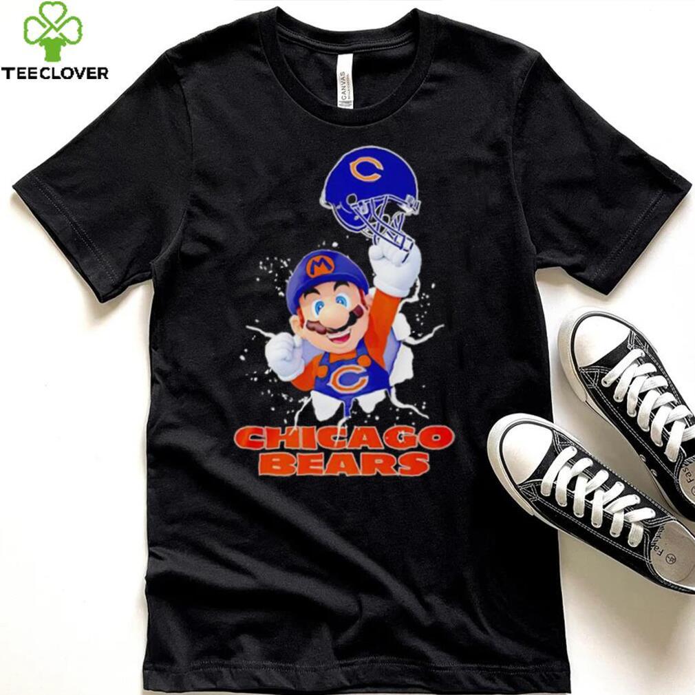 Super Mario x NFL Chicago Bears shirt Super Mario x NFL Chicago Bears shirt