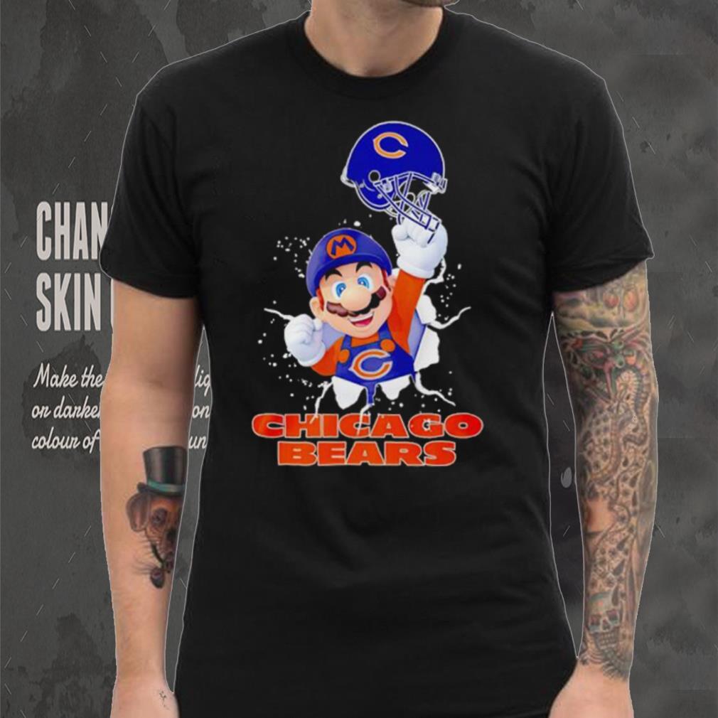 Super Mario x NFL Chicago Bears shirt Super Mario x NFL Chicago Bears shirt