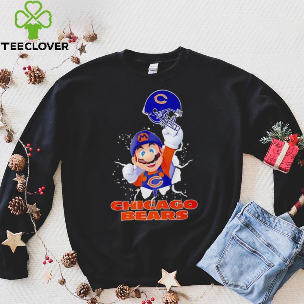 Super Mario x NFL Chicago Bears shirt Super Mario x NFL Chicago Bears shirt