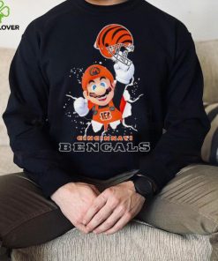 Super Mario x NFL Cincinnati Bengals shirt