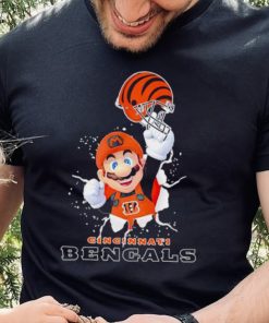 Super Mario x NFL Cincinnati Bengals shirt 1 Super Mario x NFL Cincinnati Bengals shirt