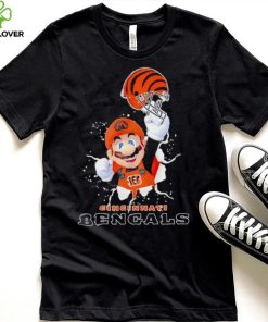 Super Mario x NFL Cincinnati Bengals shirt 4 Super Mario x NFL Cincinnati Bengals shirt