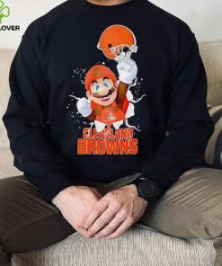 Super Mario x NFL Cleveland Browns shirt