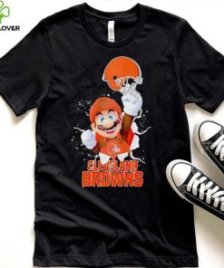 Super Mario x NFL Cleveland Browns shirt 4 Super Mario x NFL Cleveland Browns shirt