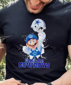 Super Mario x NFL Dallas Cowboys shirt 1 Super Mario x NFL Dallas Cowboys shirt