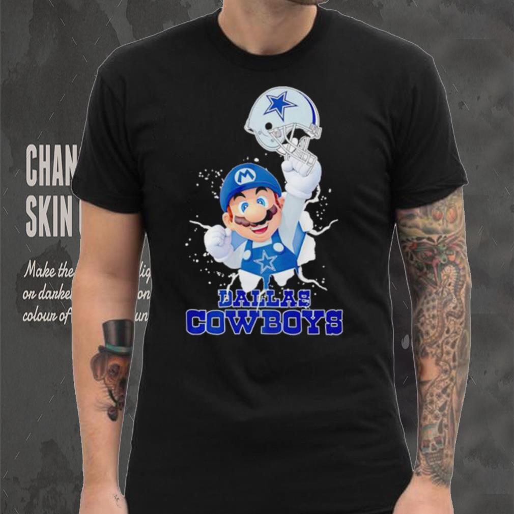Super Mario x NFL Dallas Cowboys shirt Super Mario x NFL Dallas Cowboys shirt