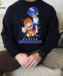 Super Mario x NFL Denver Broncos shirt