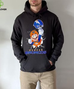 Super Mario x NFL Denver Broncos shirt 2 Super Mario x NFL Denver Broncos shirt