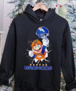 Super Mario x NFL Denver Broncos shirt 3 Super Mario x NFL Denver Broncos shirt