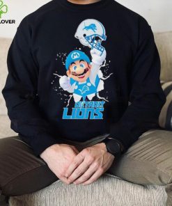 Super Mario x NFL Detroit Lions shirt