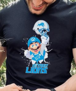 Super Mario x NFL Detroit Lions shirt