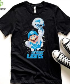 Super Mario x NFL Detroit Lions shirt
