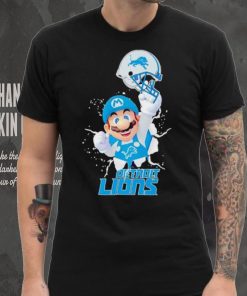 Super Mario x NFL Detroit Lions shirt