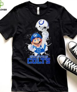 Super Mario x NFL Indianapolis Colts shirt 4 Super Mario x NFL Indianapolis Colts shirt
