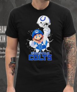 Super Mario x NFL Indianapolis Colts shirt 6 Super Mario x NFL Indianapolis Colts shirt