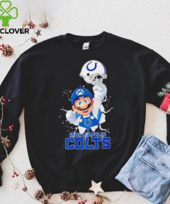 Super Mario x NFL Indianapolis Colts shirt 7 Super Mario x NFL Indianapolis Colts shirt