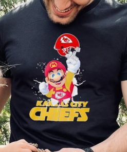 Super Mario x NFL Kansas City Chiefs shirt 1 Super Mario x NFL Kansas City Chiefs shirt