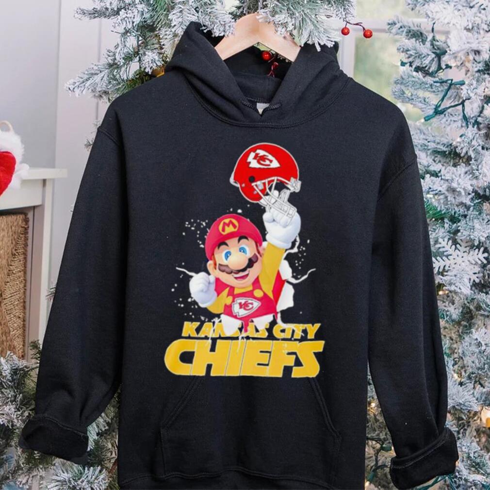 Super Mario x NFL Kansas City Chiefs shirt Super Mario x NFL Kansas City Chiefs shirt