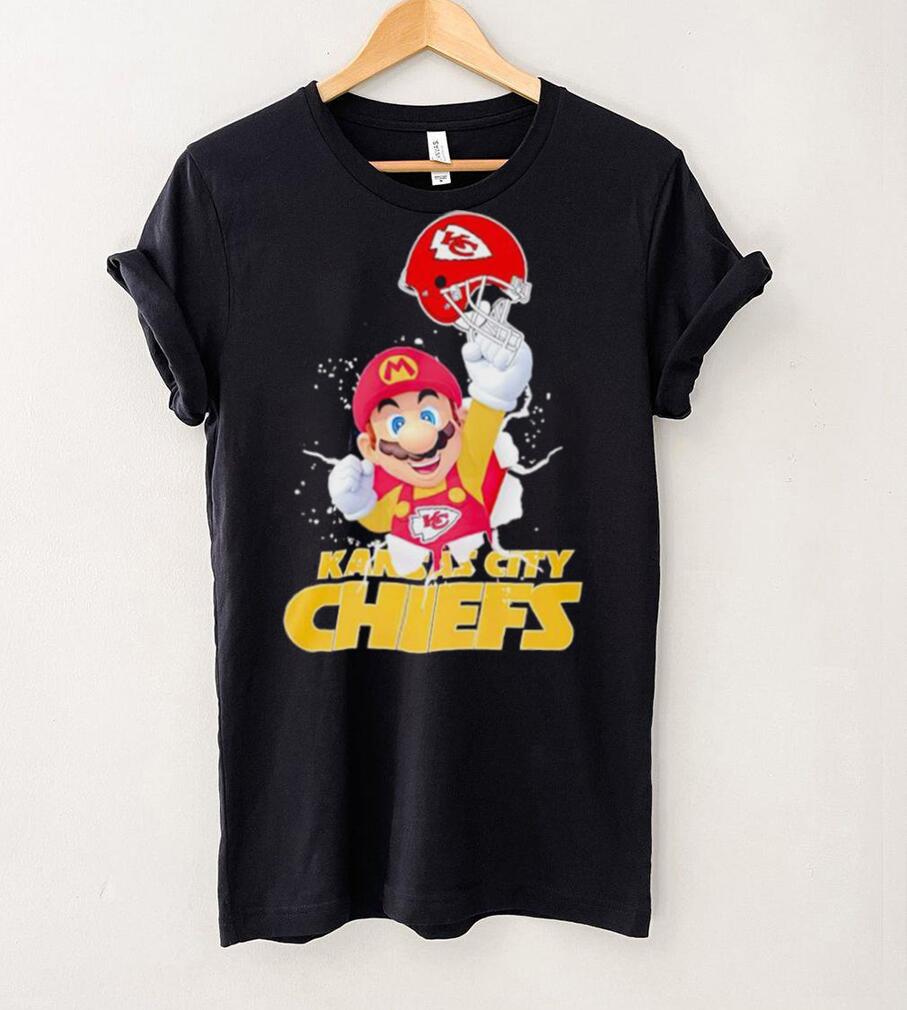 Super Mario x NFL Kansas City Chiefs shirt Super Mario x NFL Kansas City Chiefs shirt