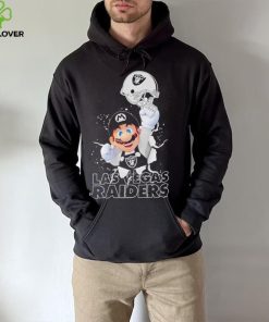 Super Mario x NFL Las Vegas Raiders shirt 2 Super Mario x NFL Las Vegas Raiders shirt