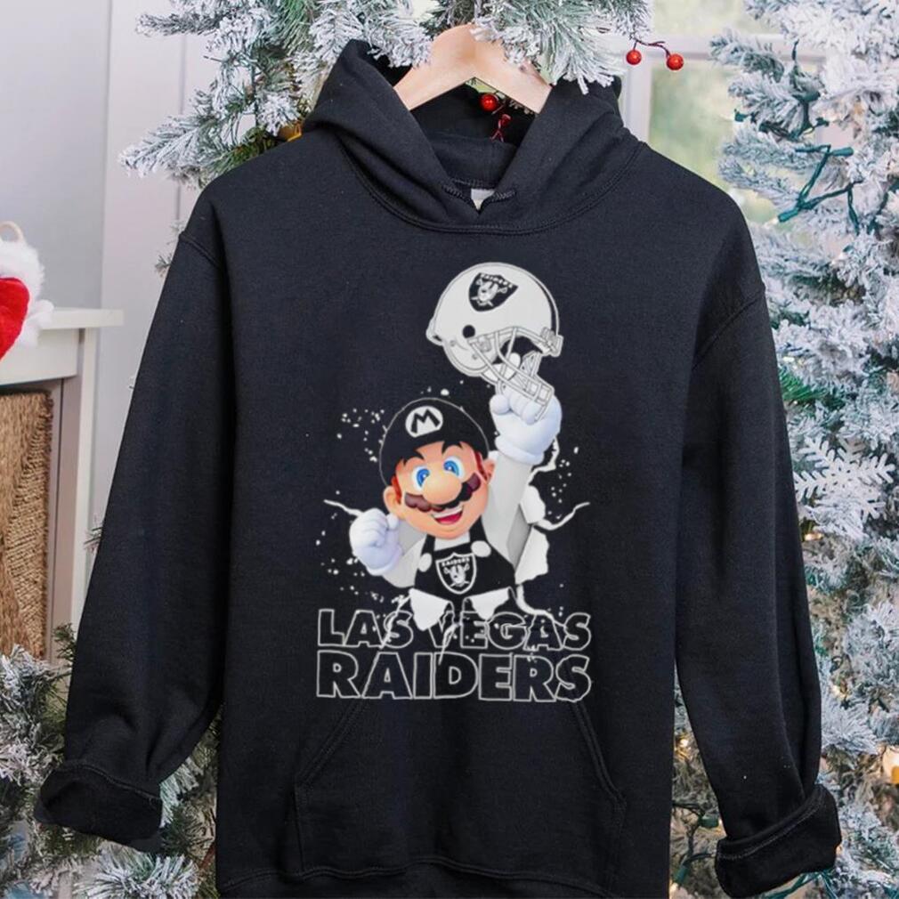 Super Mario x NFL Las Vegas Raiders shirt Super Mario x NFL Las Vegas Raiders shirt