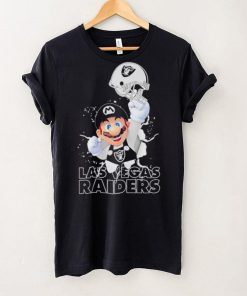 Super Mario x NFL Las Vegas Raiders shirt 5 Super Mario x NFL Las Vegas Raiders shirt