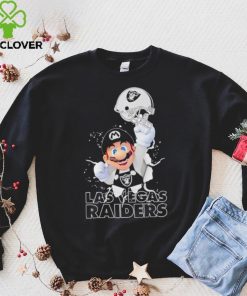 Super Mario x NFL Las Vegas Raiders shirt 7 Super Mario x NFL Las Vegas Raiders shirt