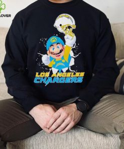 Super Mario x NFL Los Angeles Chargers shirt