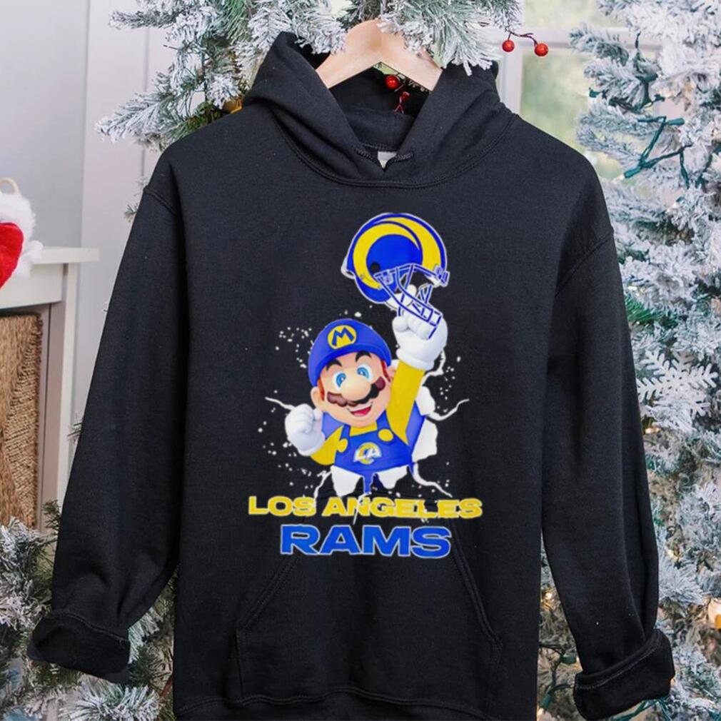 Super Mario x NFL Los Angeles Rams shirt Super Mario x NFL Los Angeles Rams shirt
