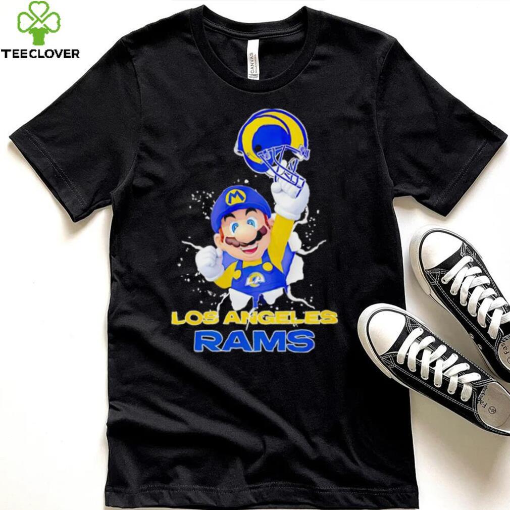 Super Mario x NFL Los Angeles Rams shirt Super Mario x NFL Los Angeles Rams shirt