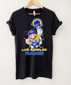 Super Mario x NFL Los Angeles Rams shirt 5 Super Mario x NFL Los Angeles Rams shirt